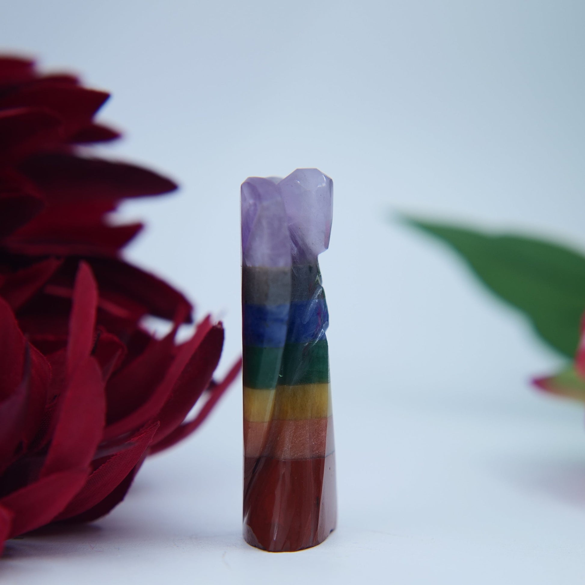 Chakra Crystal Angel 55mm - Positive Faith Hope Love
