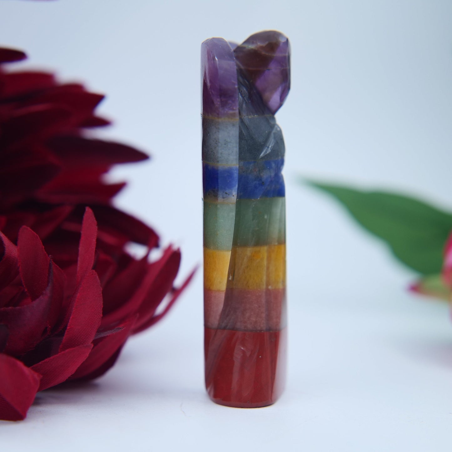 Chakra Crystal Angel — 80mm - Positive Faith Hope Love