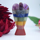 Chakra Crystal Angel — 80mm - Positive Faith Hope Love