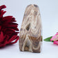 Chocolate Calcite Freeform — 328 g (105 mm) - Positive Faith Hope Love