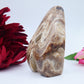 Chocolate Calcite Freeform — 328 g (105 mm) - Positive Faith Hope Love