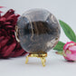 Chocolate Calcite Sphere — 670 g (80 mm) - Positive Faith Hope Love