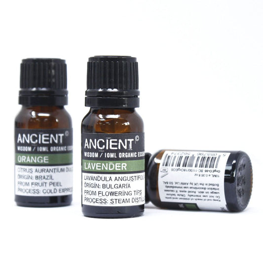 Polished Clary Sage Organic Essential Oil 10Ml featuring natural patterning and unique variations - Positive Faith Hope Love