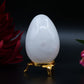 Clear Quartz Egg — 188 g (65×45 mm) - Positive Faith Hope Love