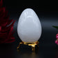 Clear Quartz Egg — 188 g (65×45 mm) - Positive Faith Hope Love