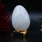 Clear Quartz Egg — 188 g (65×45 mm) - Positive Faith Hope Love