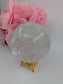 Clear Quartz Sphere - 77mm, 616g - Positive Faith Hope Love