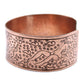 Polished Copper Tibetan Bracelet Kamasutra featuring natural patterning and unique variations - Positive Faith Hope Love