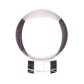 Polished Crystal Ball on Stand 80mm featuring natural patterning and unique variations - Positive Faith Hope Love