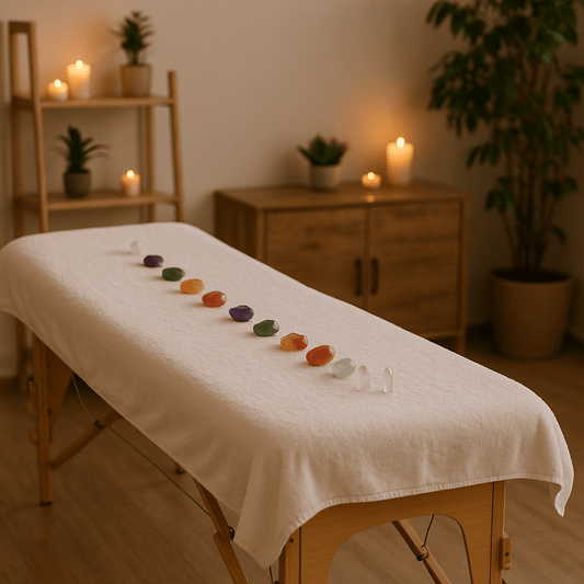 Polished Crystal Healing featuring natural patterning and unique variations - Positive Faith Hope Love