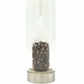 Crystal Infused Glass Water Bottle - Determined Tiger's Eye - Chips - Positive Faith Hope Love