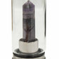 Crystal Infused Glass Water Bottle - Relaxing Amethyst - Obelisk - Positive Faith Hope Love