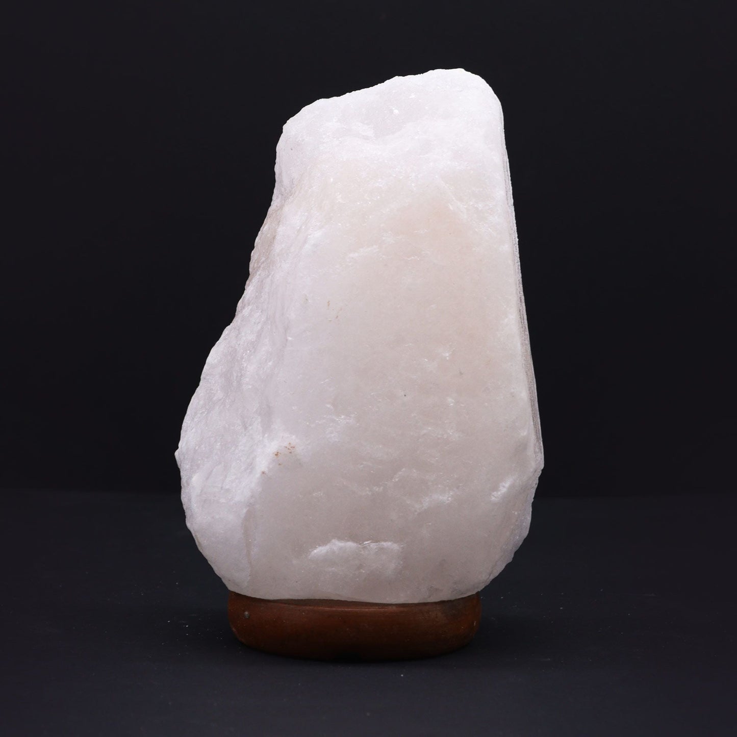 Polished Crystal Rock Himalayan Salt Lamp Base Apx 2 3Kg featuring natural patterning and unique variations - Positive Faith Hope Love