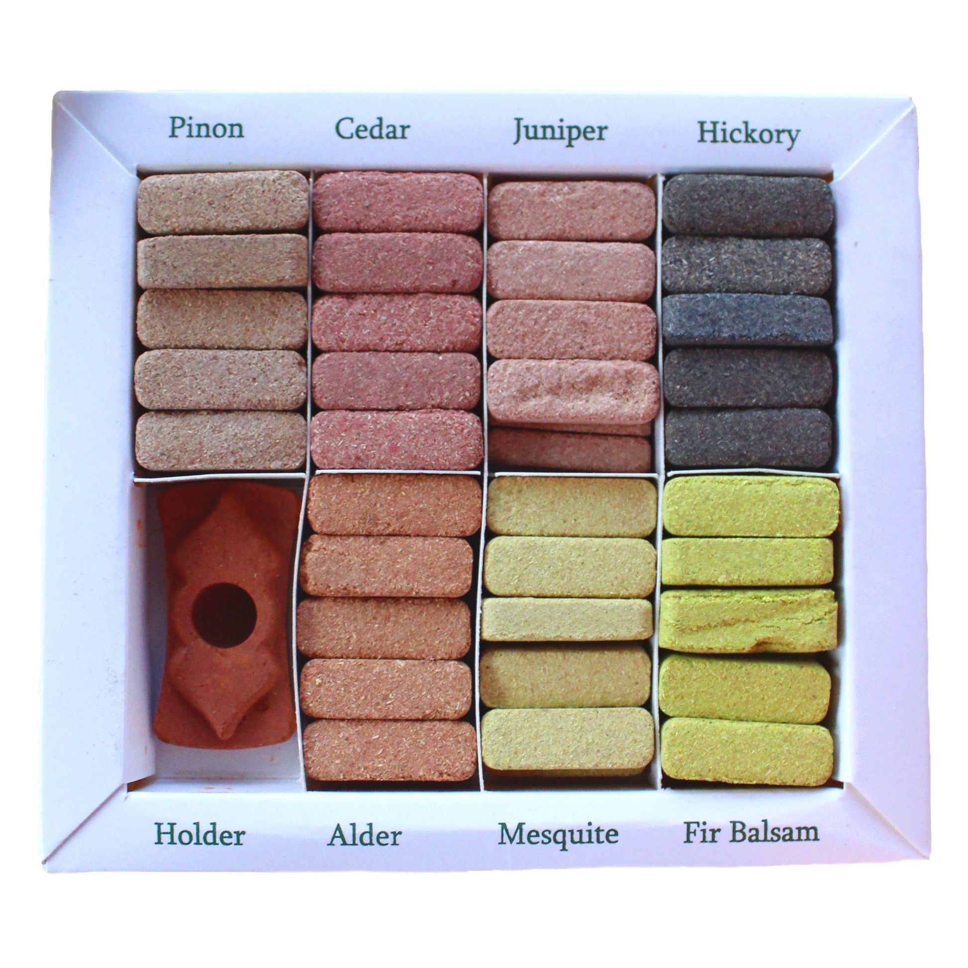 Polished Display Set Of 70 Incense Smudge Bricks And Burner 7 Earthy Himalaya Incenso 1 featuring natural patterning and unique variations - Positive Faith Hope Love