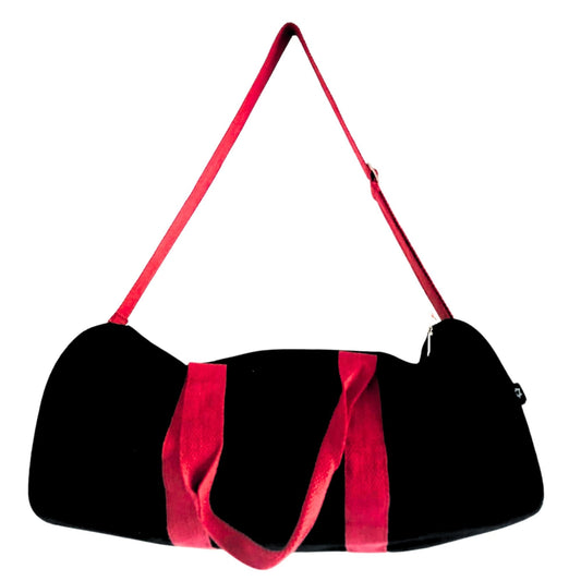 Polished Dont Quit Gym Bag Black Cherry Pink Handle featuring natural patterning and unique variations - Positive Faith Hope Love