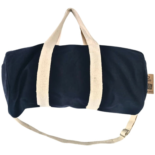 Polished Don't Quit Gym Bag - Navy Blue (2767C) featuring natural patterning and unique variations - Positive Faith Hope Love