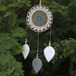 Polished Dream Catcher Large Brown Elemental Spirits featuring natural patterning and unique variations - Positive Faith Hope Love