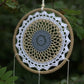 Polished Dream Catcher Large Brown Elemental Spirits featuring natural patterning and unique variations - Positive Faith Hope Love