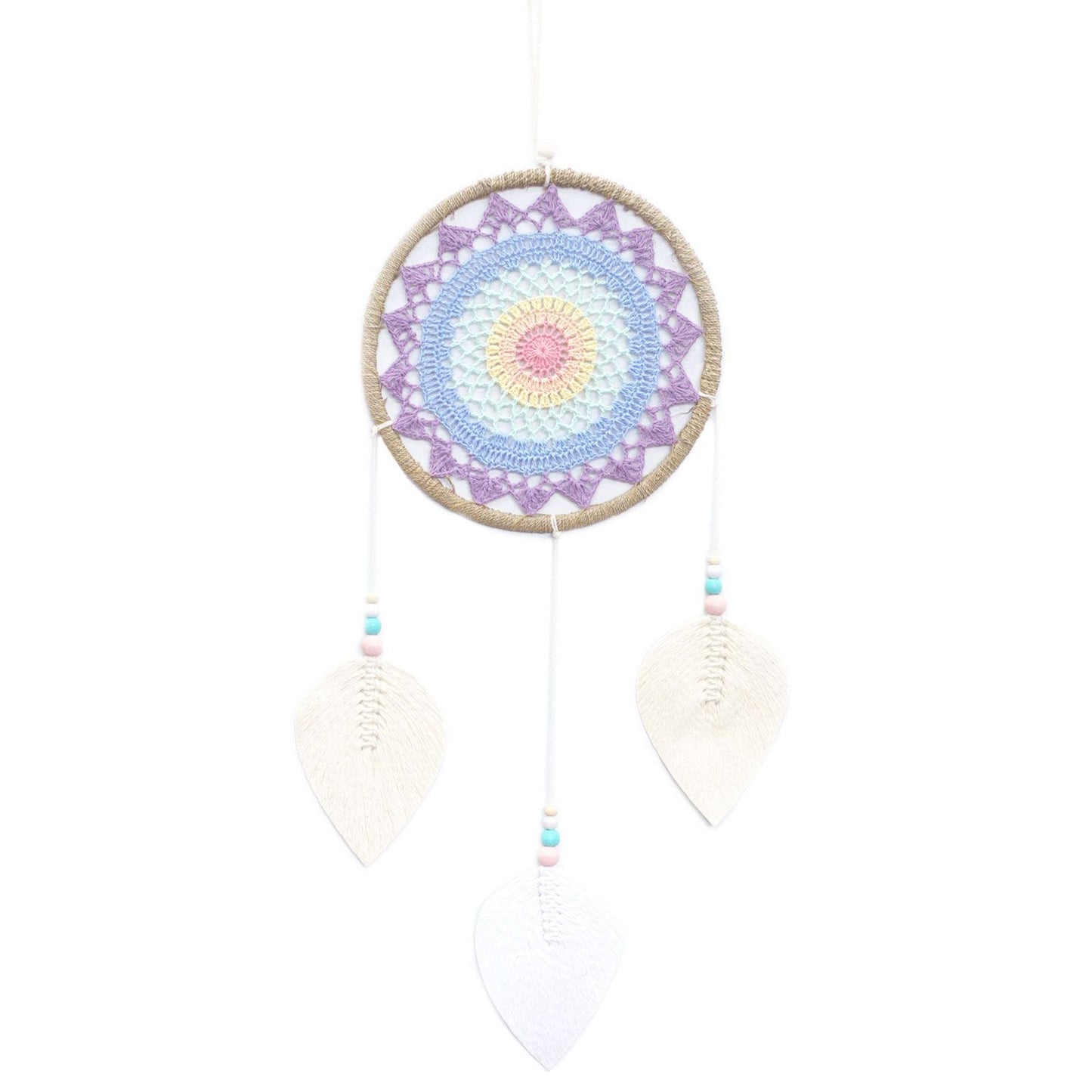 Polished Dream Catcher - Large Multi Elemental Spirits featuring natural patterning and unique variations - Positive Faith Hope Love