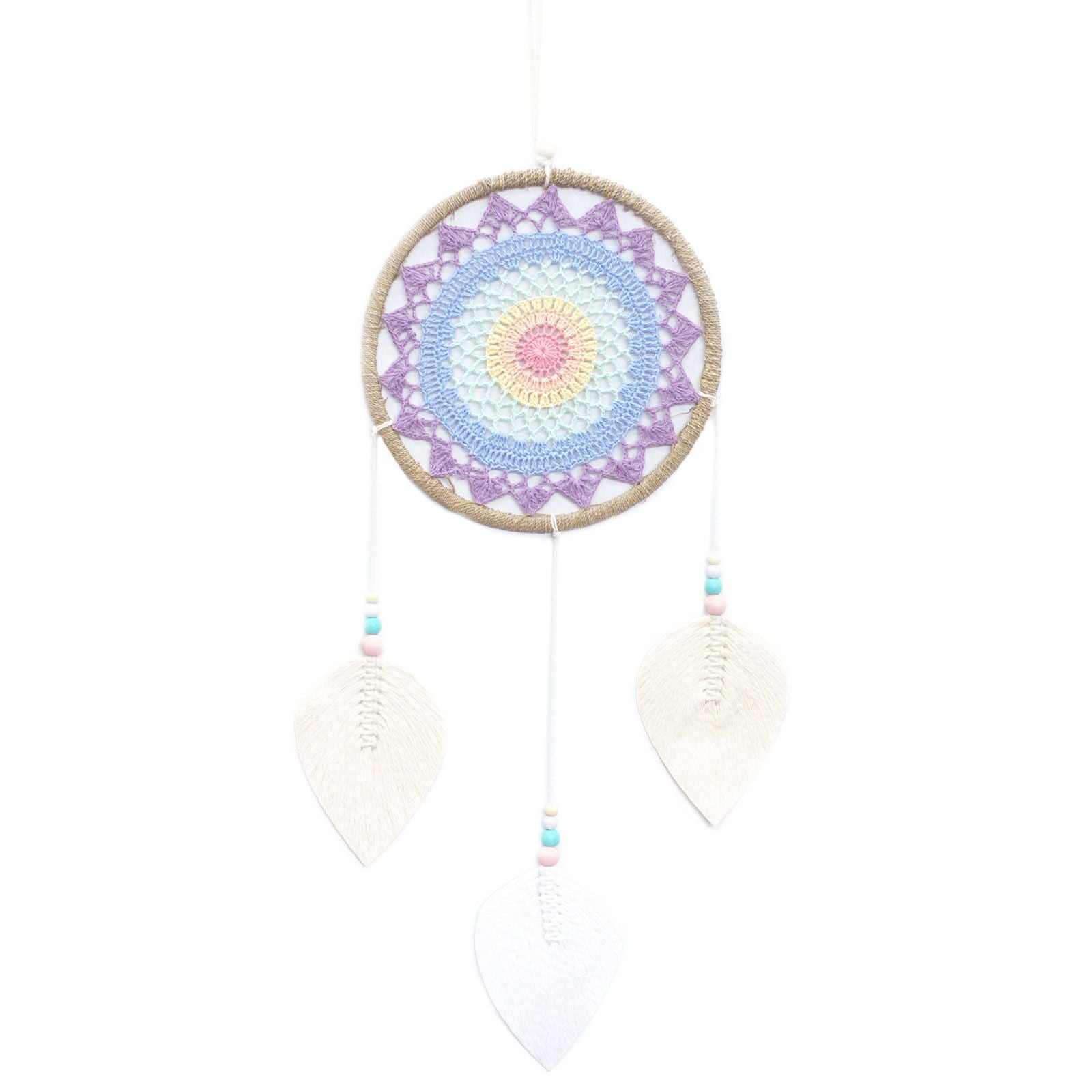 Polished Dream Catcher - Large Multi Elemental Spirits featuring natural patterning and unique variations - Positive Faith Hope Love