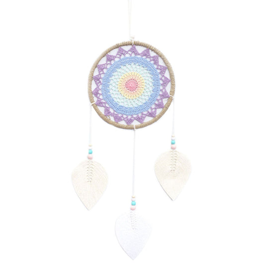 Polished Dream Catcher - Large Multi Elemental Spirits featuring natural patterning and unique variations - Positive Faith Hope Love