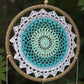 Polished Dream Catcher Large Turquoise Elemental Spirits featuring natural patterning and unique variations - Positive Faith Hope Love