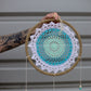 Polished Dream Catcher Large Turquoise Elemental Spirits featuring natural patterning and unique variations - Positive Faith Hope Love
