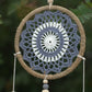 Polished Dream Catcher Medium Grey Elemental Spirits featuring natural patterning and unique variations - Positive Faith Hope Love