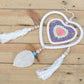 Polished Dream Catcher Medium Multi Heart In Heart featuring natural patterning and unique variations - Positive Faith Hope Love