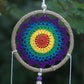 Polished Dream Catcher Medium Rainbow Elemental Spirits featuring natural patterning and unique variations - Positive Faith Hope Love