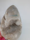 Druzy Green Moss Agate Egg 2127g 170mm - Positive Faith Hope Love