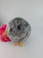 Druzy Green Moss Agate Sphere 1300g 100mm - Positive Faith Hope Love