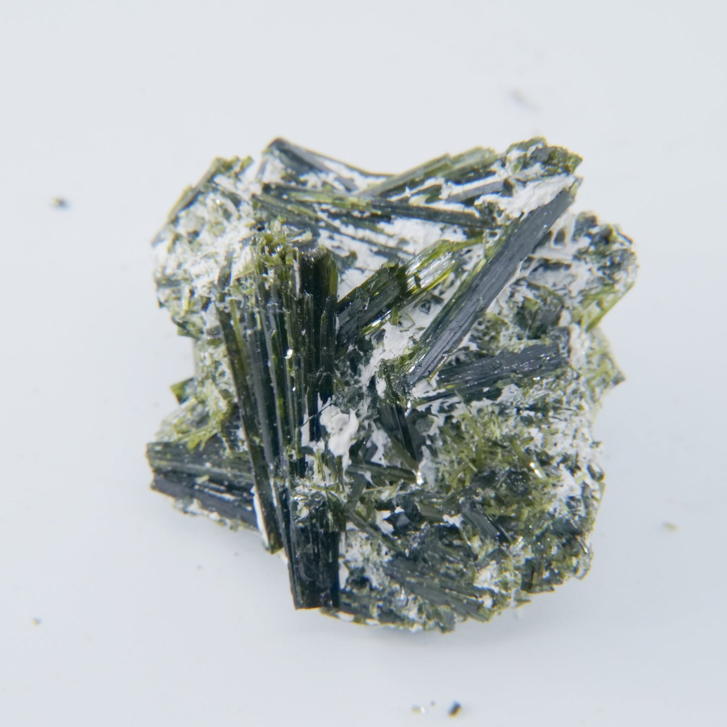 Epidote Specimen with Calcite Grade A Pakistan 28g - Positive Faith Hope Love