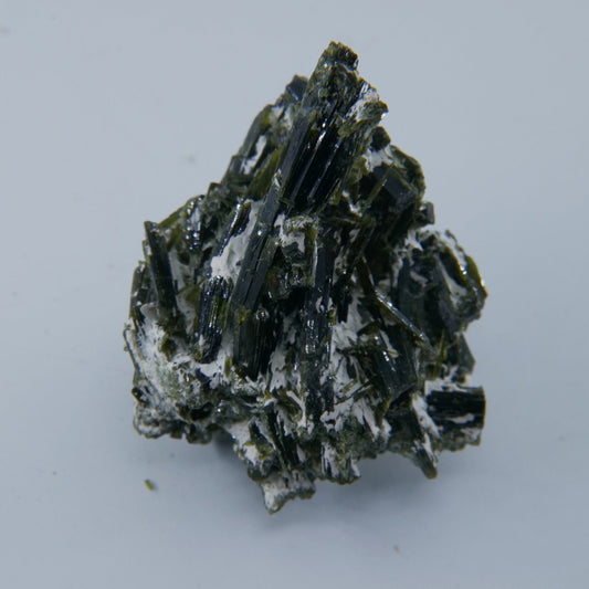Epidote Specimen with Calcite Pakistan Grade A 35g - Positive Faith Hope Love