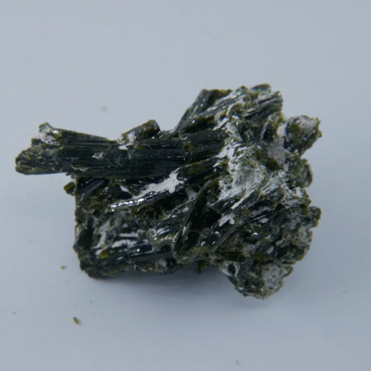 Epidote Specimen with Calcite Pakistan Grade A 35g - Positive Faith Hope Love