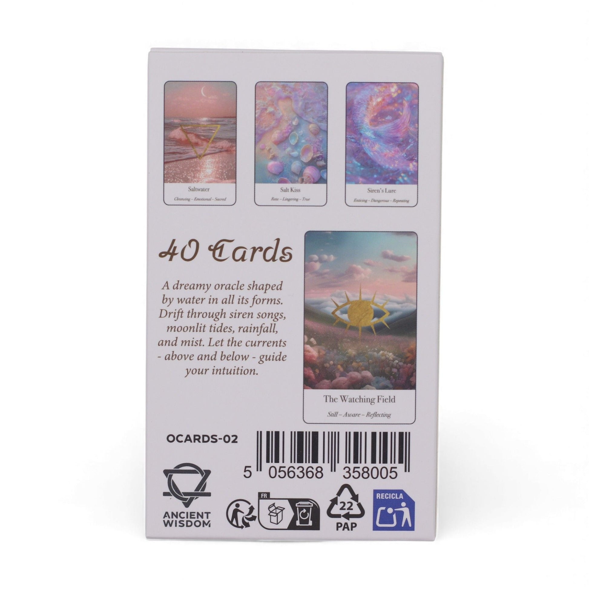 Ethereal Waters Oracle Cards - Sirens & Moonlight - Positive Faith Hope Love