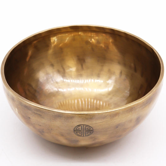 Extra Large Nepalese Moon Bowl - (approx 1450g) - 22cm - Positive Faith Hope Love