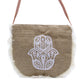 Polished Fab Fringe Bag - Hamsa Print featuring natural patterning and unique variations - Positive Faith Hope Love