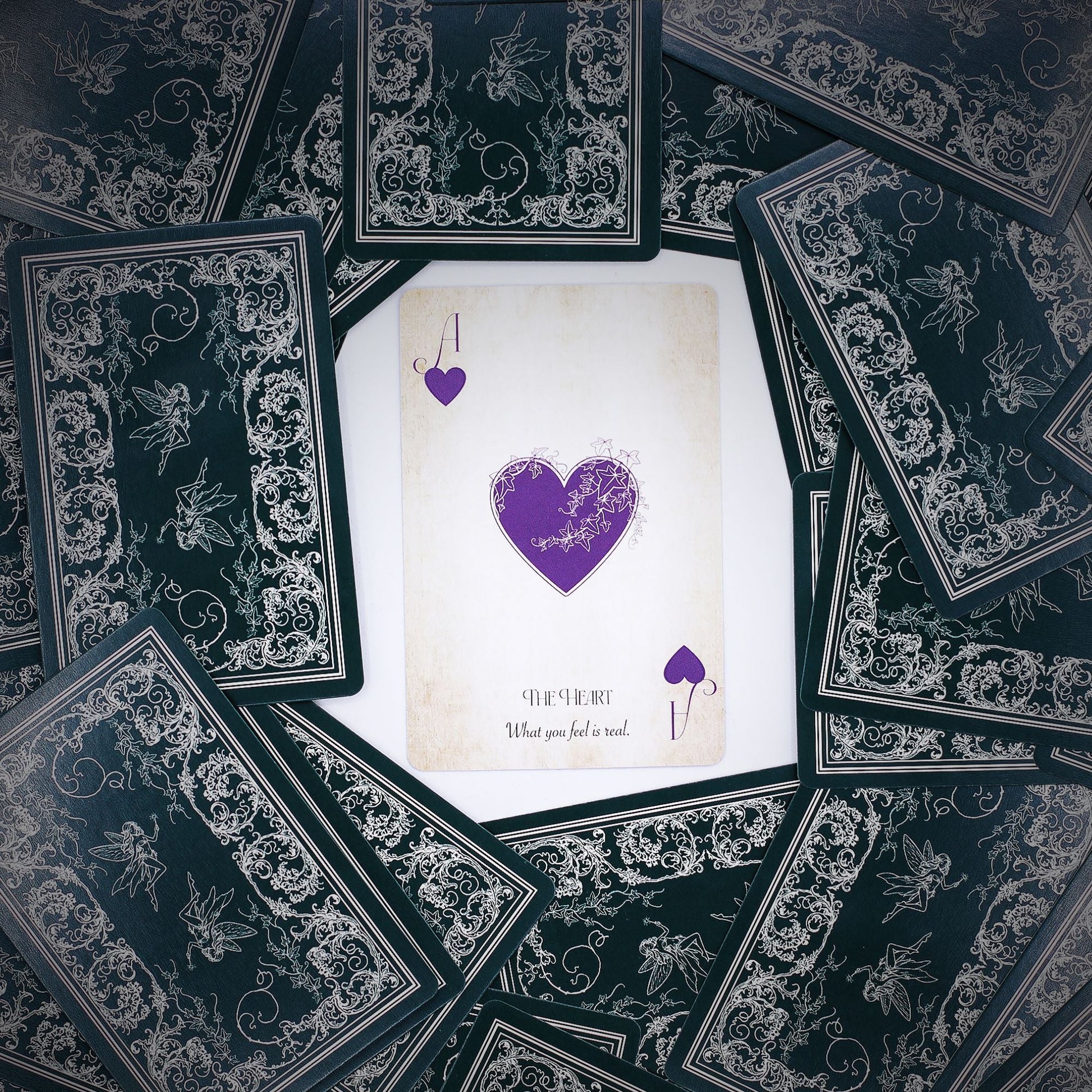 Fae Realm Playing & Oracle Cards – Fairy Theme - Positive Faith Hope Love