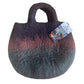 Polished Fairy Garden Felted Bag featuring natural patterning and unique variations - Positive Faith Hope Love
