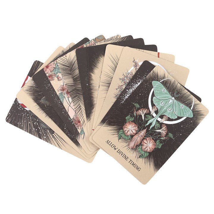 Polished Fated A Pocket Love Oracle Cards featuring natural patterning and unique variations - Positive Faith Hope Love