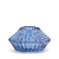 Polished Flower Flip Dinner Candle Tealight Holder Royal Blue featuring natural patterning and unique variations - Positive Faith Hope Love