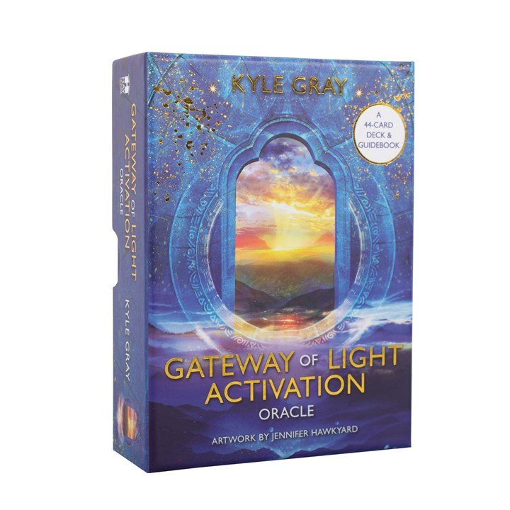 Polished Gateway of Light Activation Oracle Cards featuring natural patterning and unique variations - Positive Faith Hope Love