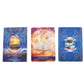 Polished Gateway Of Light Activation Oracle Cards featuring natural patterning and unique variations - Positive Faith Hope Love