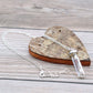 Polished Gemstone Classic Point Pendant Rock Quartz 3 featuring natural patterning and unique variations - Positive Faith Hope Love