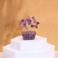 Gemstone Tree with Orgonite Base - 15 Stone - Amethyst - Positive Faith Hope Love