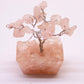 Gemstone Tree with Orgonite Base - 15 Stone - Rose Quartz - Positive Faith Hope Love