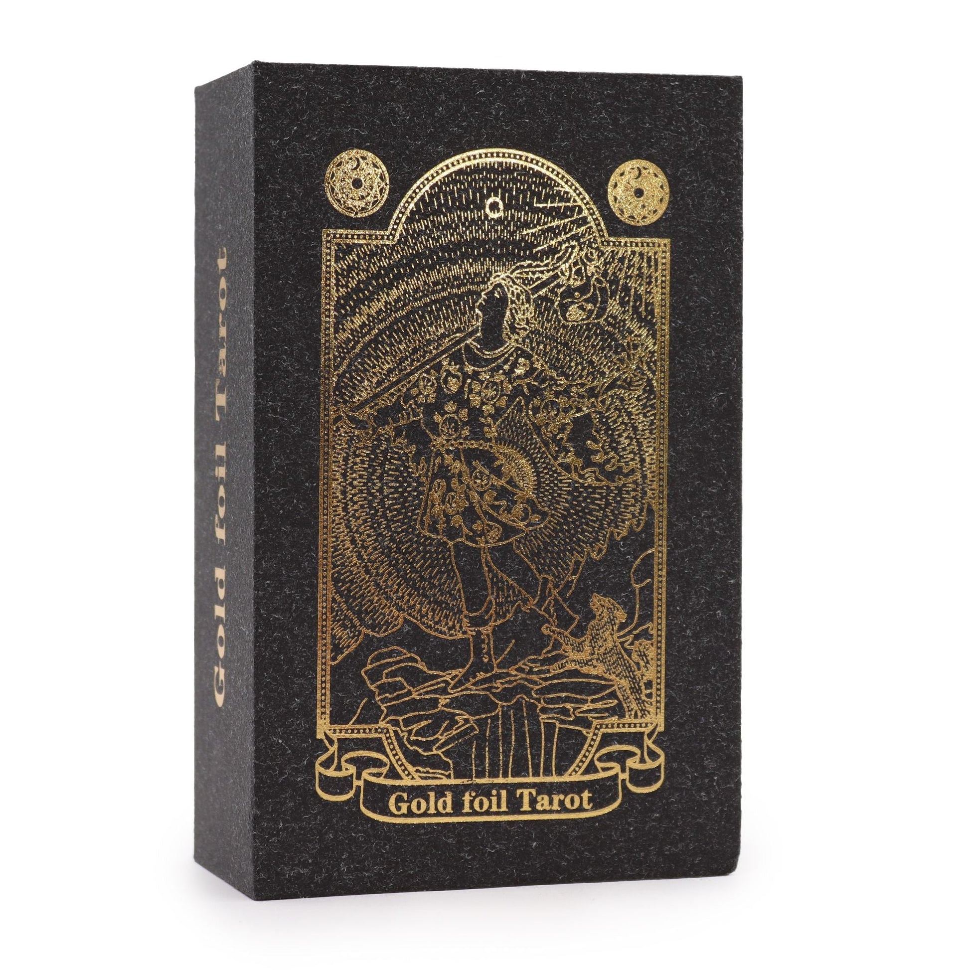 Gold Foil Tarot Set with Book - Gift Box - Positive Faith Hope Love
