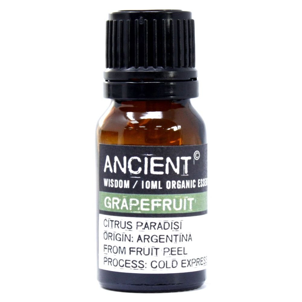 Polished Grapefruit Organic Essential Oil 10ml featuring natural patterning and unique variations - Positive Faith Hope Love