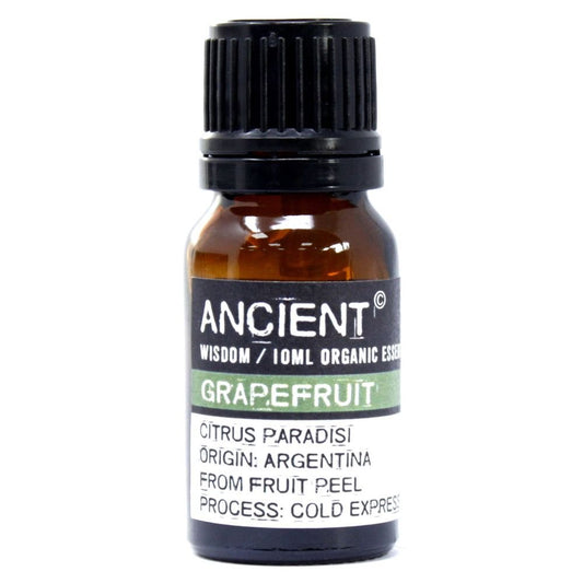 Polished Grapefruit Organic Essential Oil 10ml featuring natural patterning and unique variations - Positive Faith Hope Love